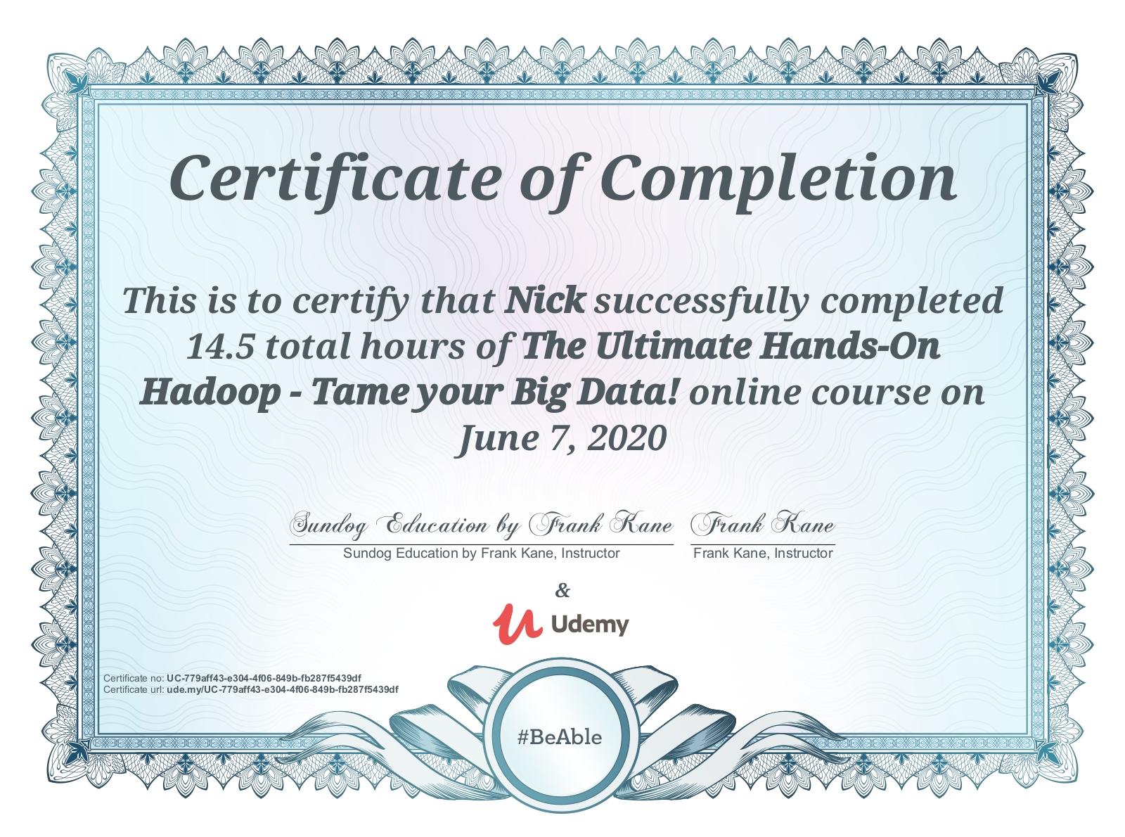 The Ultimate Hands-On Hadoop- Tame your Big Data!